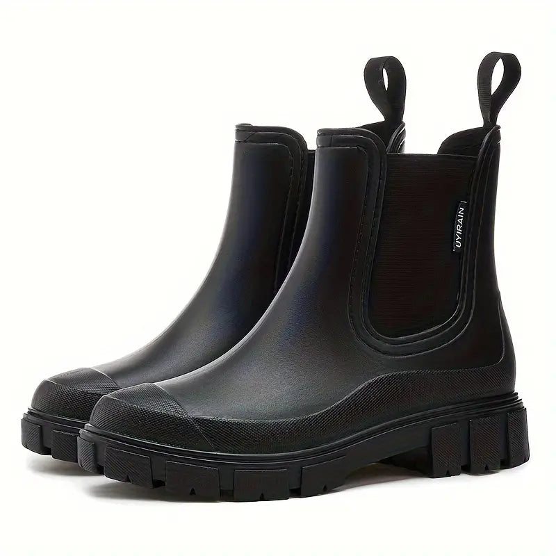 Women's Waterproof Chelsea Boots in Black