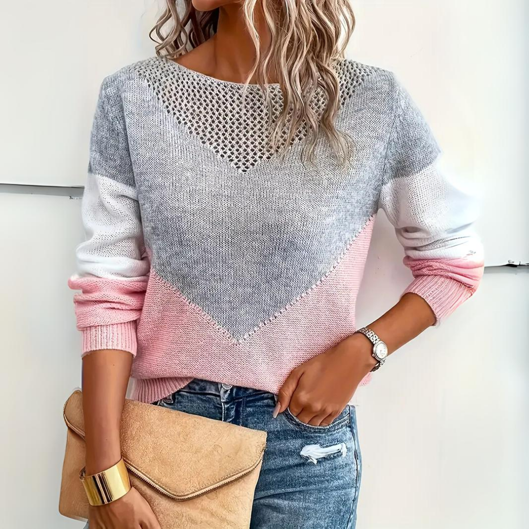 Women's Relaxed-Fit Jumper in Pink