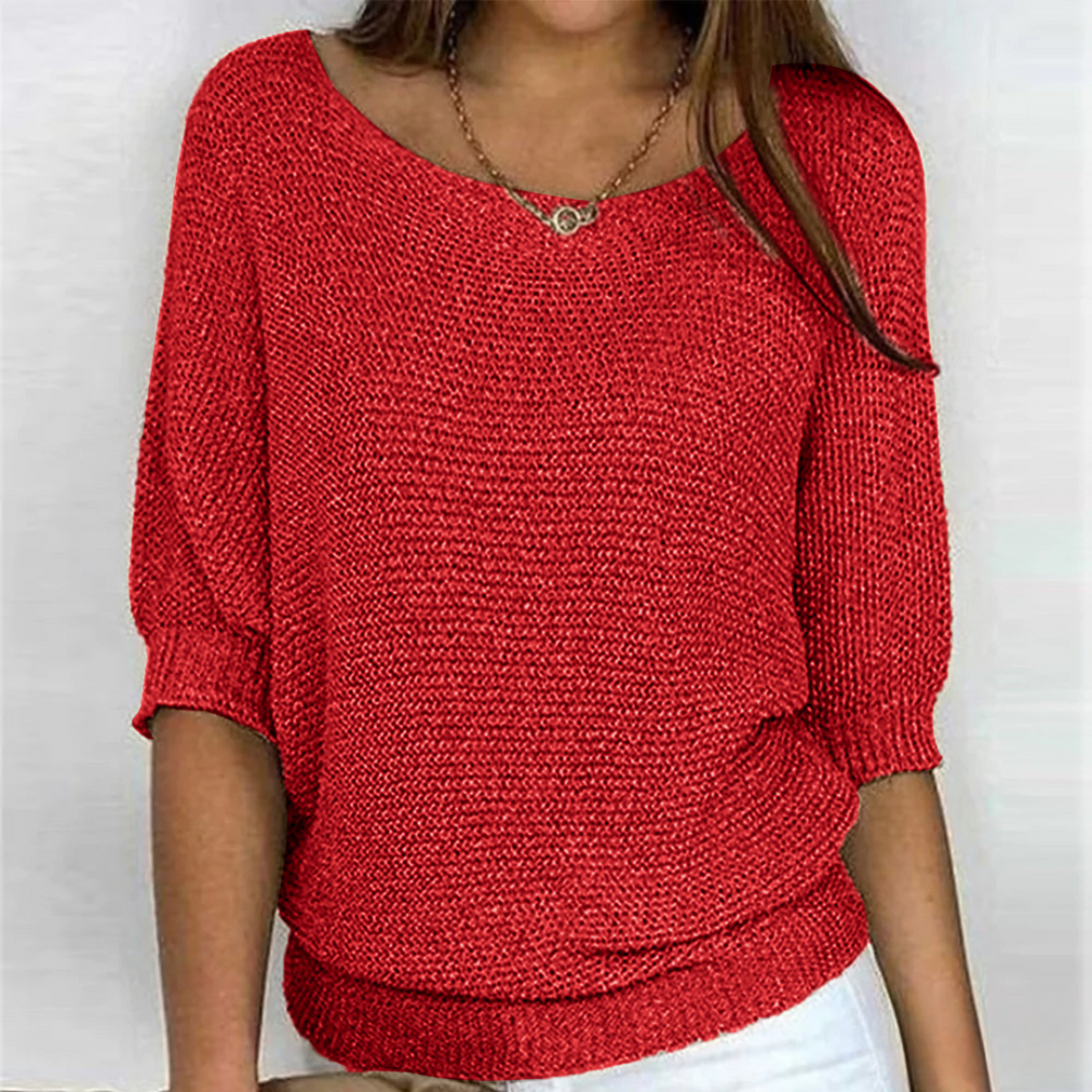 Women's Elegant Jumper in Red