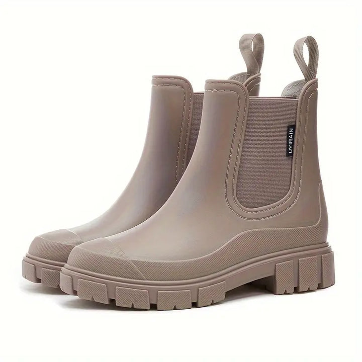 Women's Waterproof Chelsea Boots in Brown