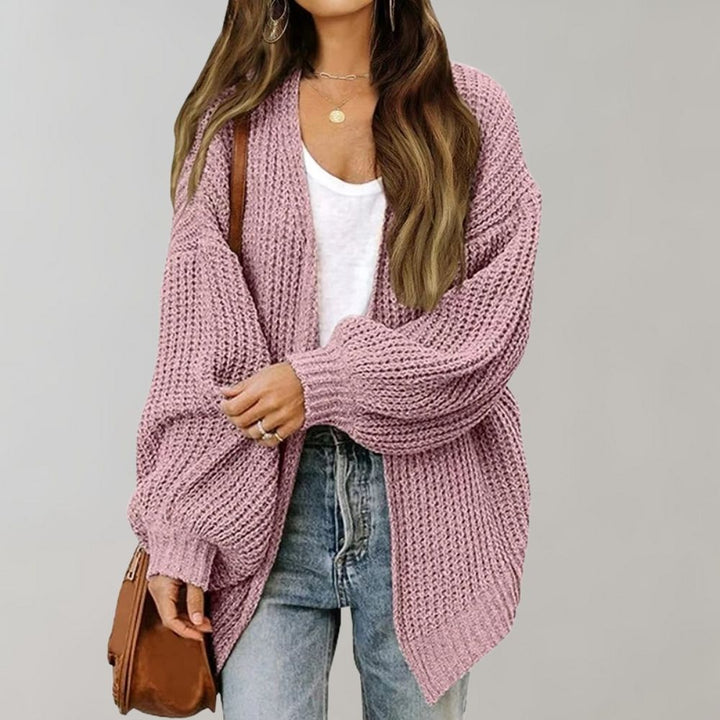 Women's Open-Front Cardigan in Pink