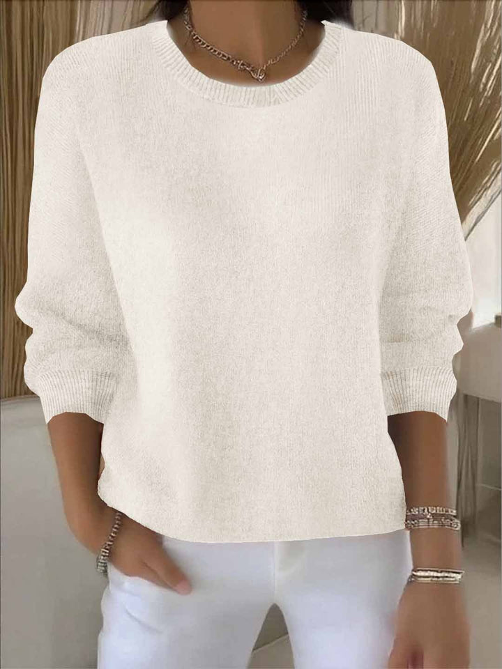 Women's everyday winter knit jumper in Apricot