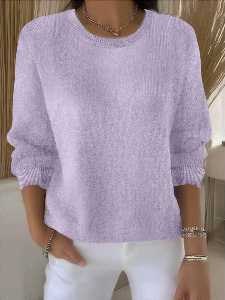 Women's everyday winter knit jumper in Light Purple