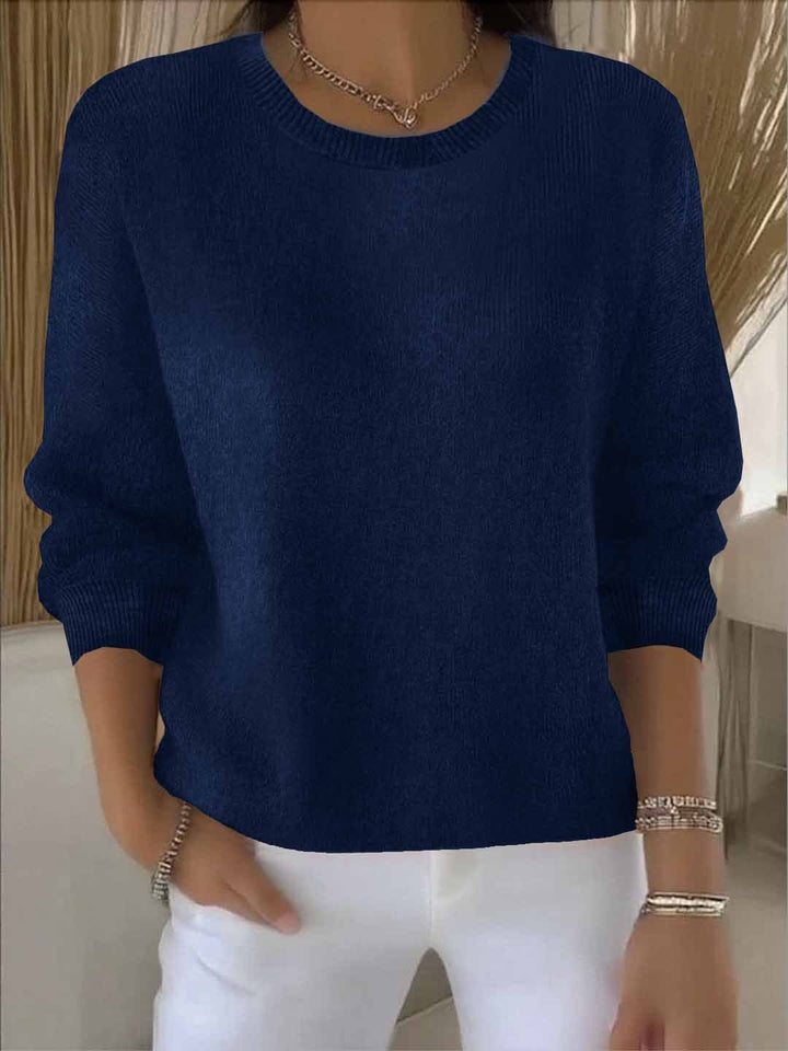 Women's everyday winter knit jumper in Navy