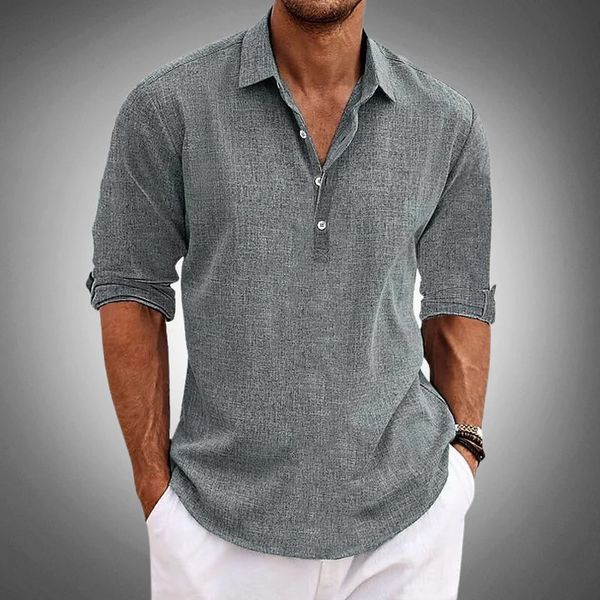Men's Classic-Fit Polo Shirt in Grey