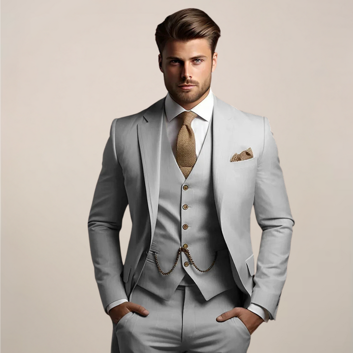 Men's three-piece suit in Grey