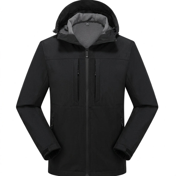 Men's Waterproof Softshell Jacket in Charcoal
