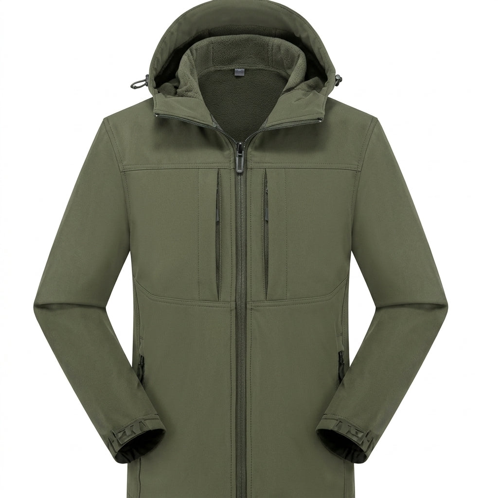 Men's Waterproof Softshell Jacket in Green