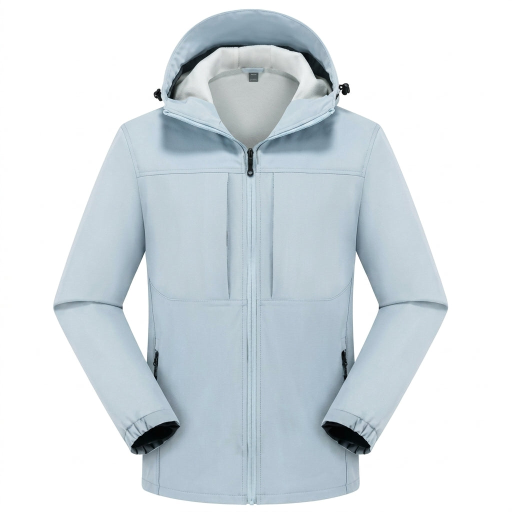 Men's Waterproof Softshell Jacket in Ice Blue