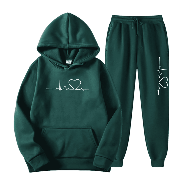 Women's Hoodie & Jogger Set in Green