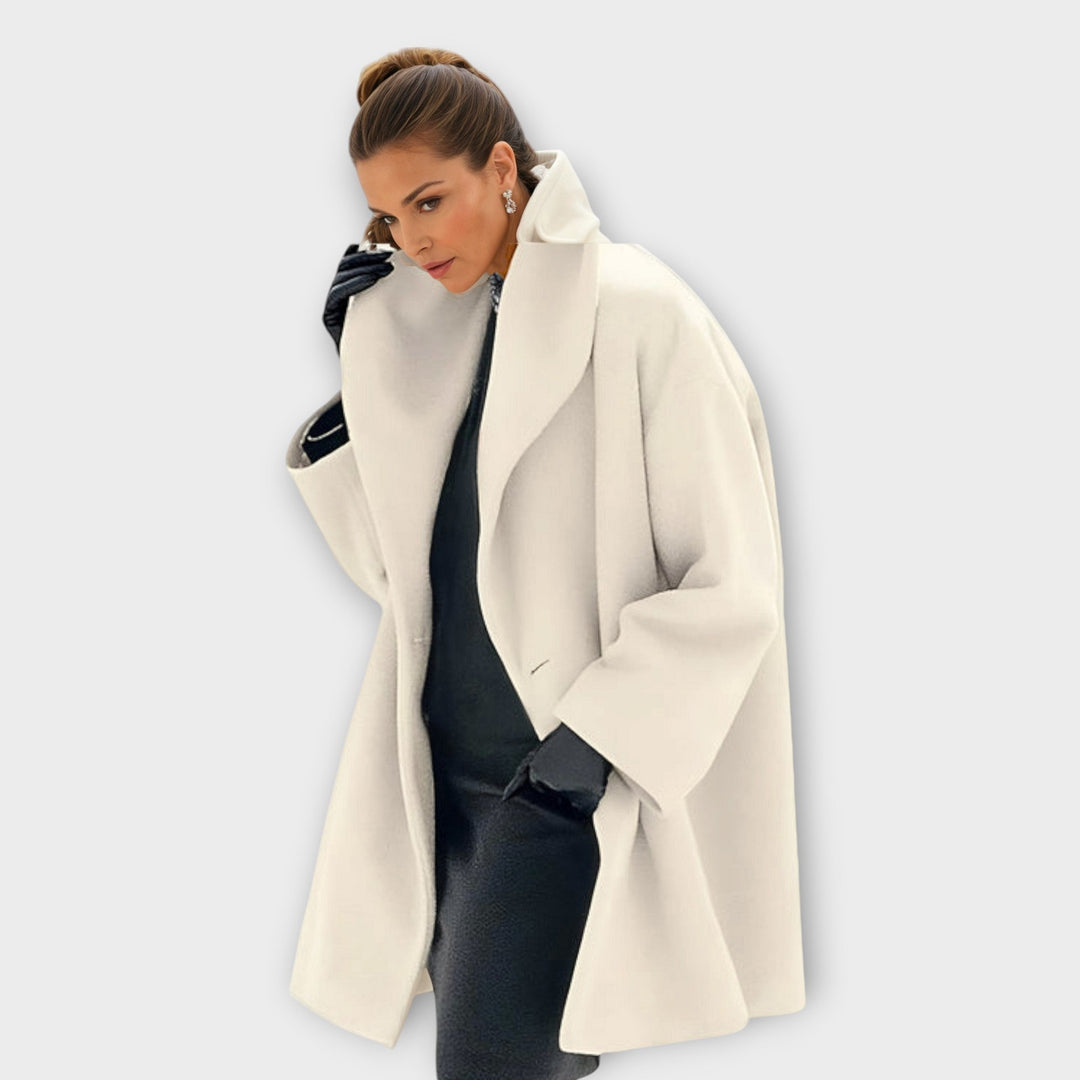 Women's Oversized Winter Coat in White