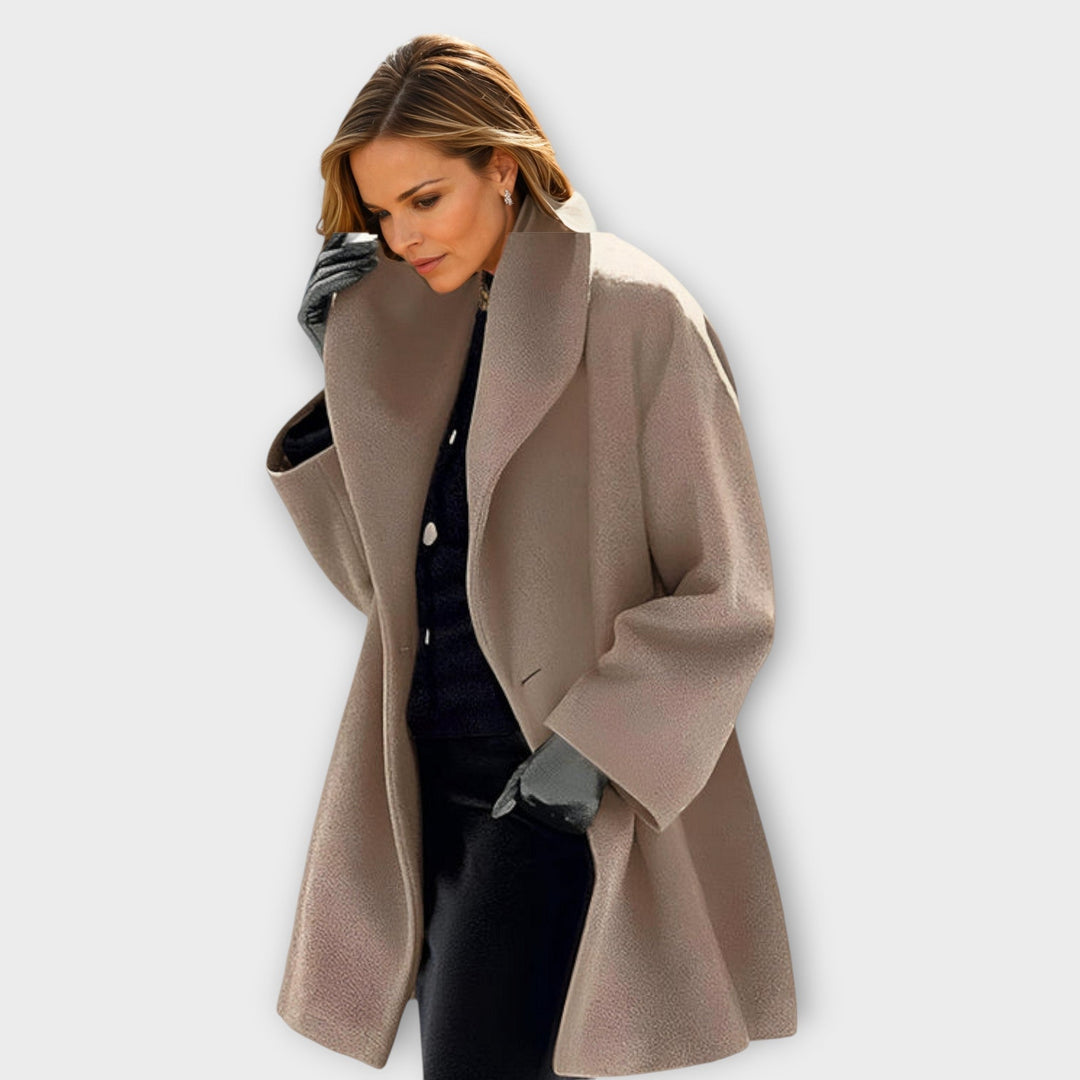 Women's Oversized Winter Coat in Khaki