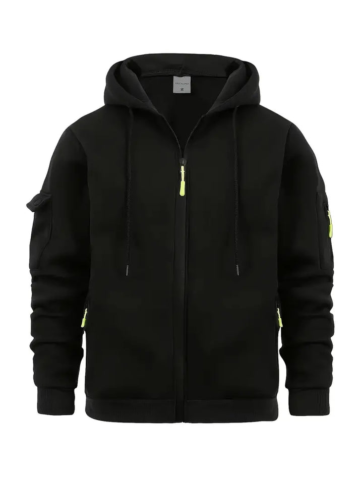 Janosch Men's Full-Zip Hoodie - Black