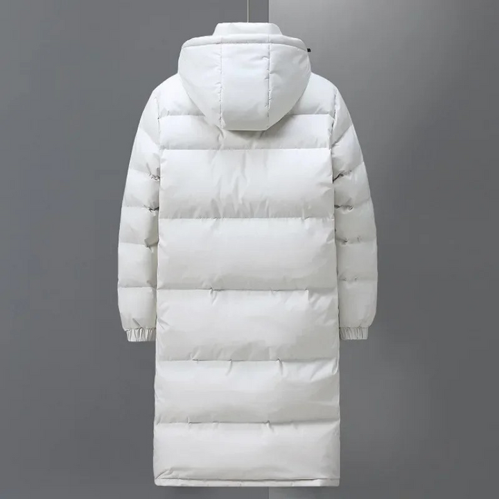 Robert - Men's Long Hooded Quilted Winter Coat