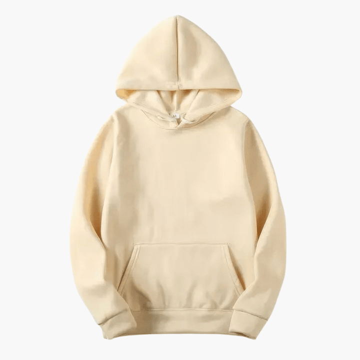 Peter - Men's Classic Casual Pullover Hoodie in Beige