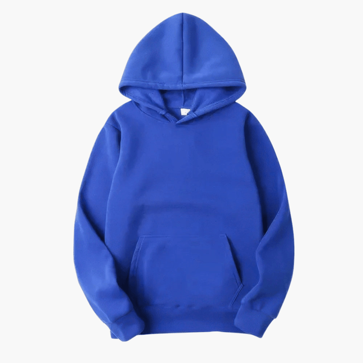Peter - Men's Classic Casual Pullover Hoodie in Blue