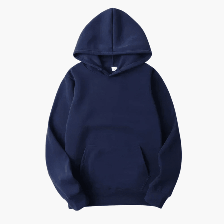 Peter - Men's Classic Casual Pullover Hoodie in Navy