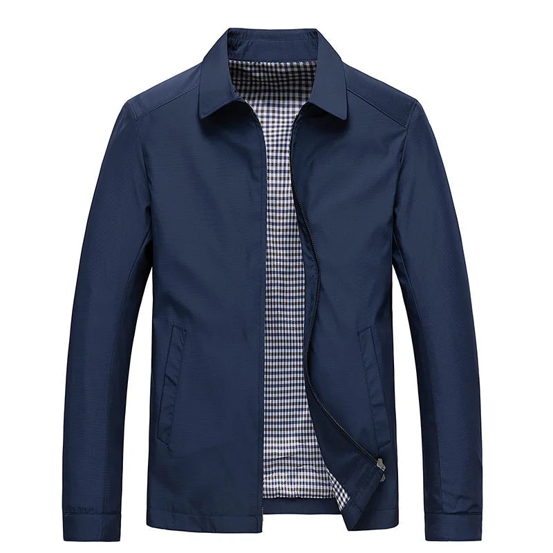 Max - Men's Stylish Waterproof Jacket in Navy