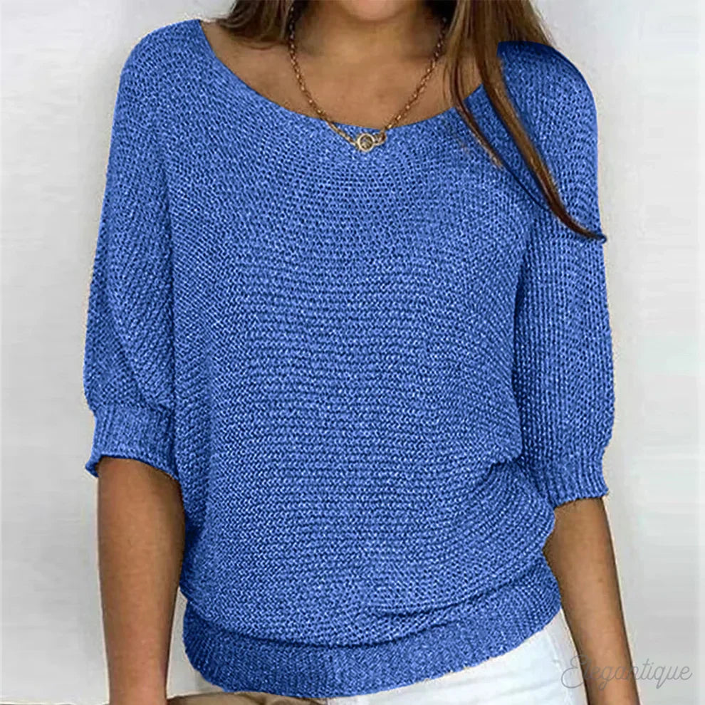 Women's Elegant Jumper in Blue