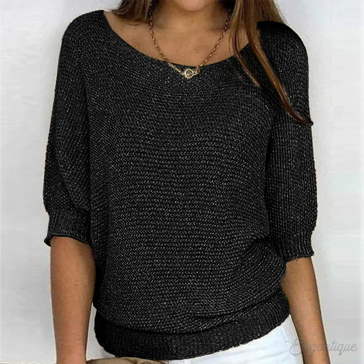 Women's Elegant Jumper in Black